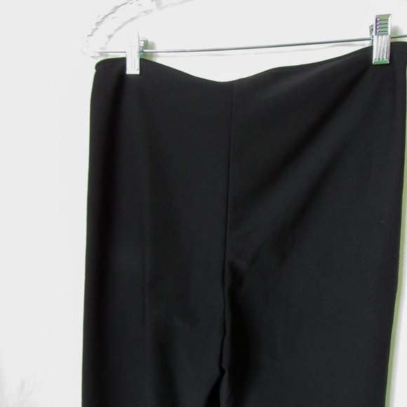 WEST OF MELROSE Sexy Black Tie Waist Pants Baby Flares - Medium - Picture 8 of 12